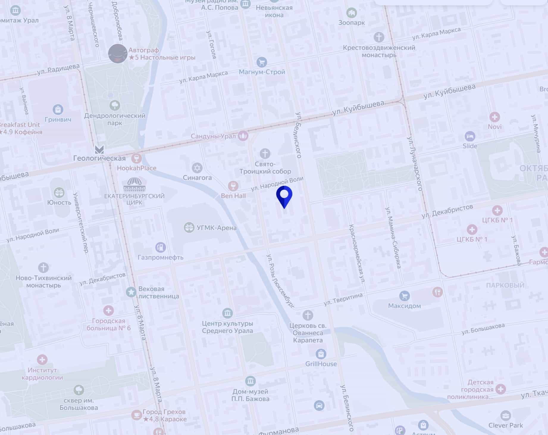 Contacts background map